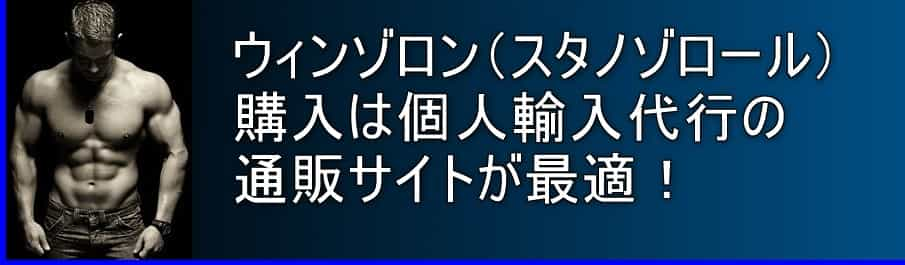 ウィンゾロン(スタノゾロール)購入は個人輸入代行の通販が最適！だが注意も必要